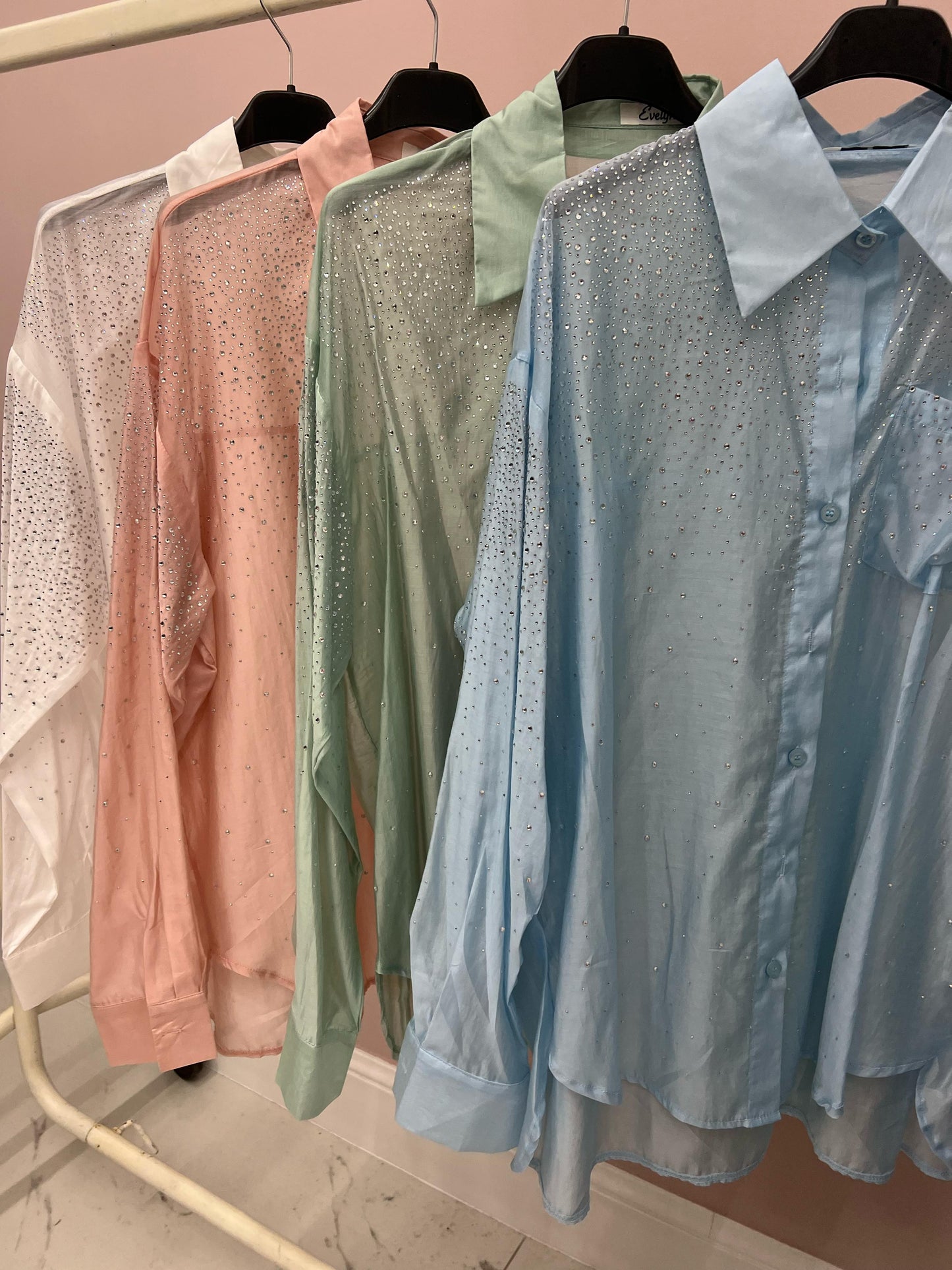 Camicia Swarovski