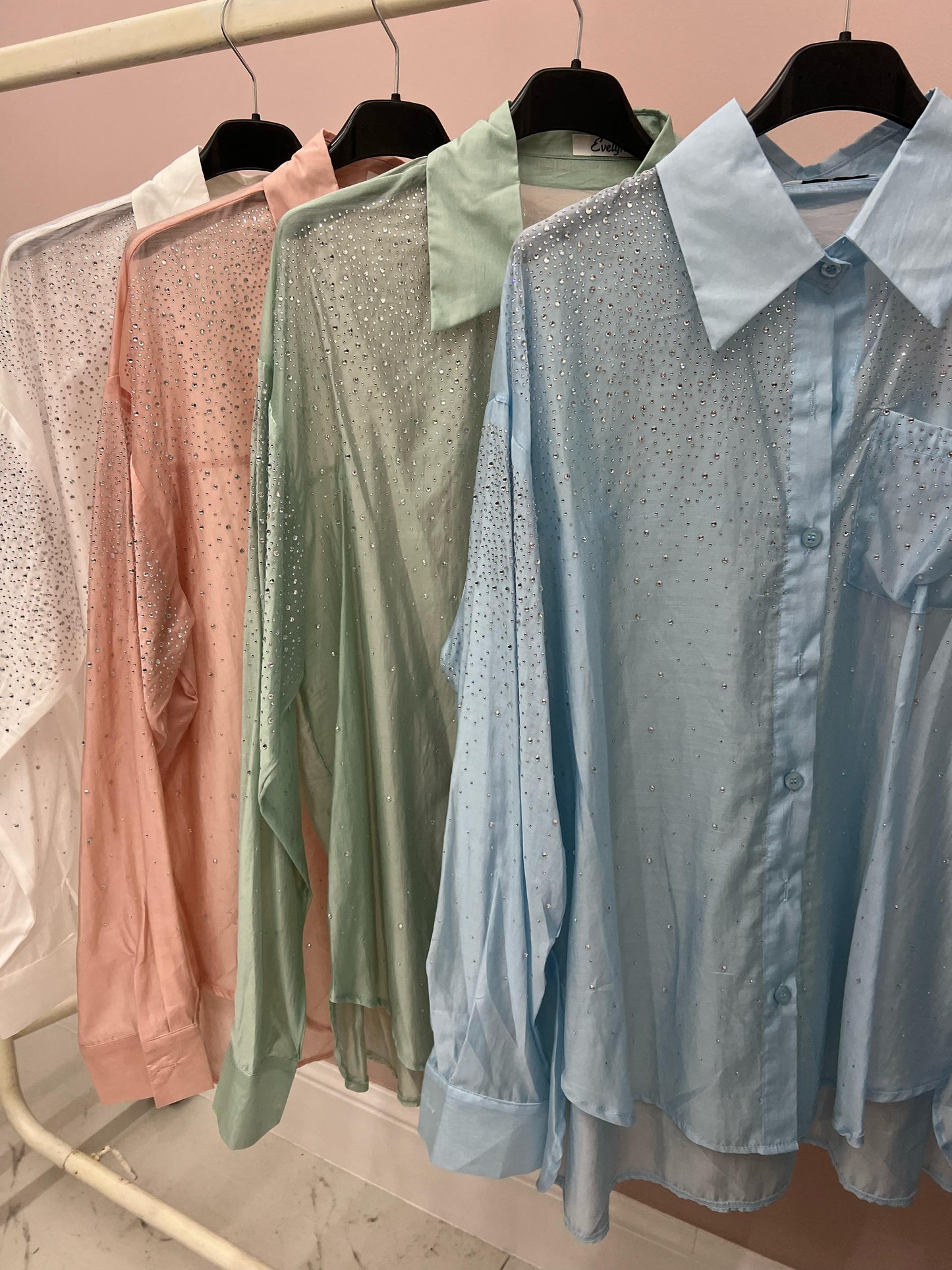 Camicia Swarovski
