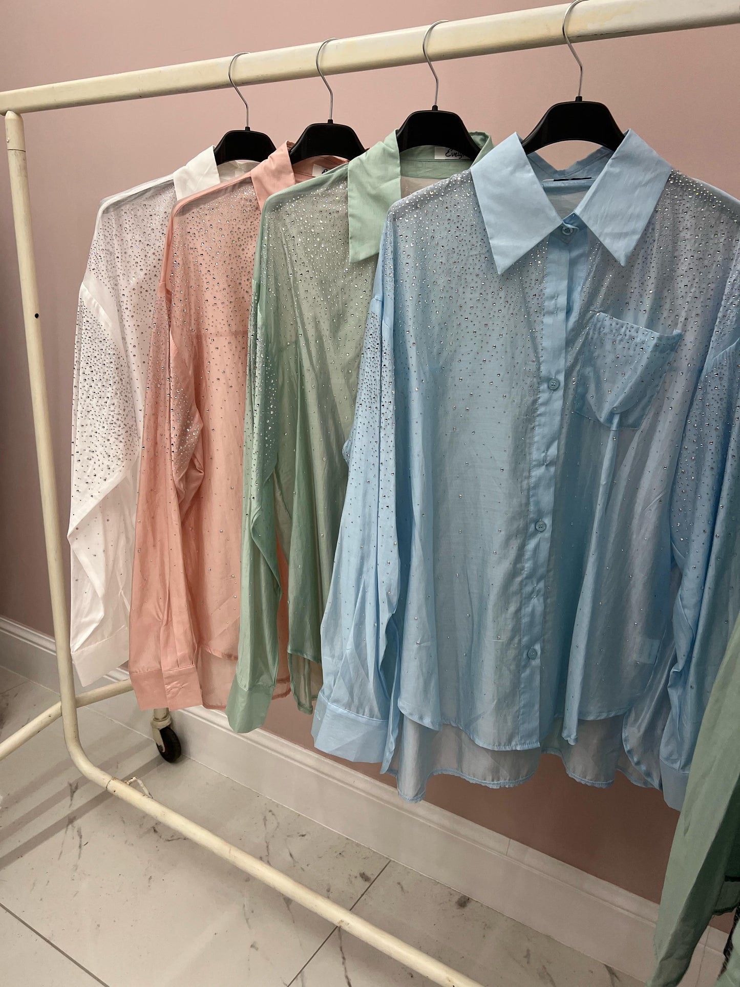Camicia Swarovski
