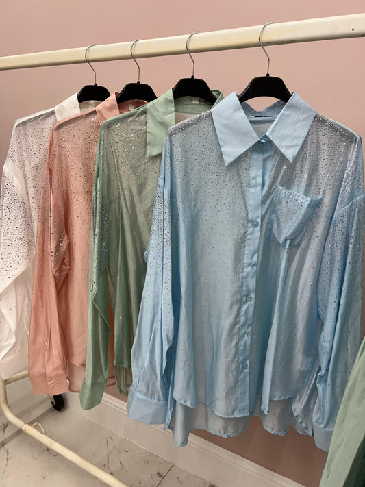 Camicia Swarovski